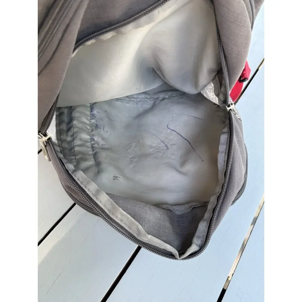 HIGH SIERRA Unisex Tactic Backpack 17” Laptop Pocket Gray Red Outdoor Travel Bag